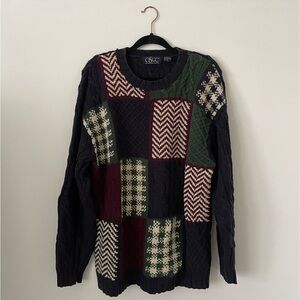 Harold’s OSCC Patchwork Knit Sweater